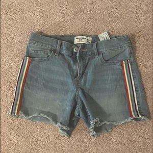 Abercrombie Kids Striped Midi Shorts
